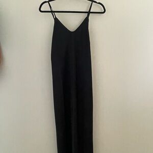 Banana Republic Black Silk Slip Dress
